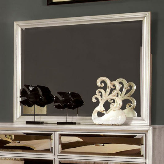 Golva Contemporary Style Mirror , Silver By Benzara | Mirrors |  Modishstore 