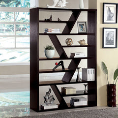 Kamloo Contemporary Display Shelf , Espresso  By Benzara