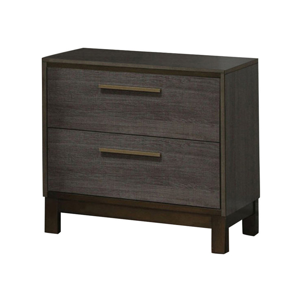 Wooden 2 Drawer Nightstand With Carvings And Claw Feet, White By Benzara | Nightstands | Modishstore - 2