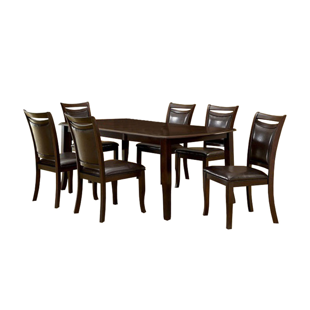 Woodside Contemporary Dining Table, Expresso Finish By Benzara | Dining Tables | Modishstore - 2