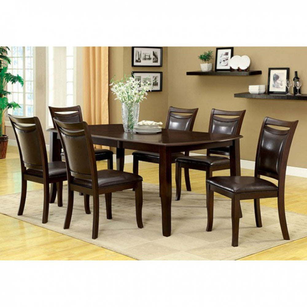 Woodside Contemporary Dining Table, Expresso Finish By Benzara | Dining Tables | Modishstore