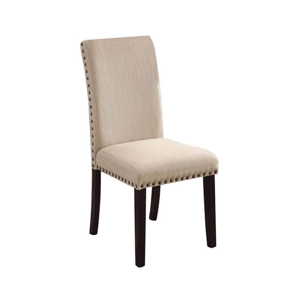 Dodson I Transitional Side Chair,  Black And Ivory, Set Of 2  By Benzara | Armchairs |  Modishstore  - 2
