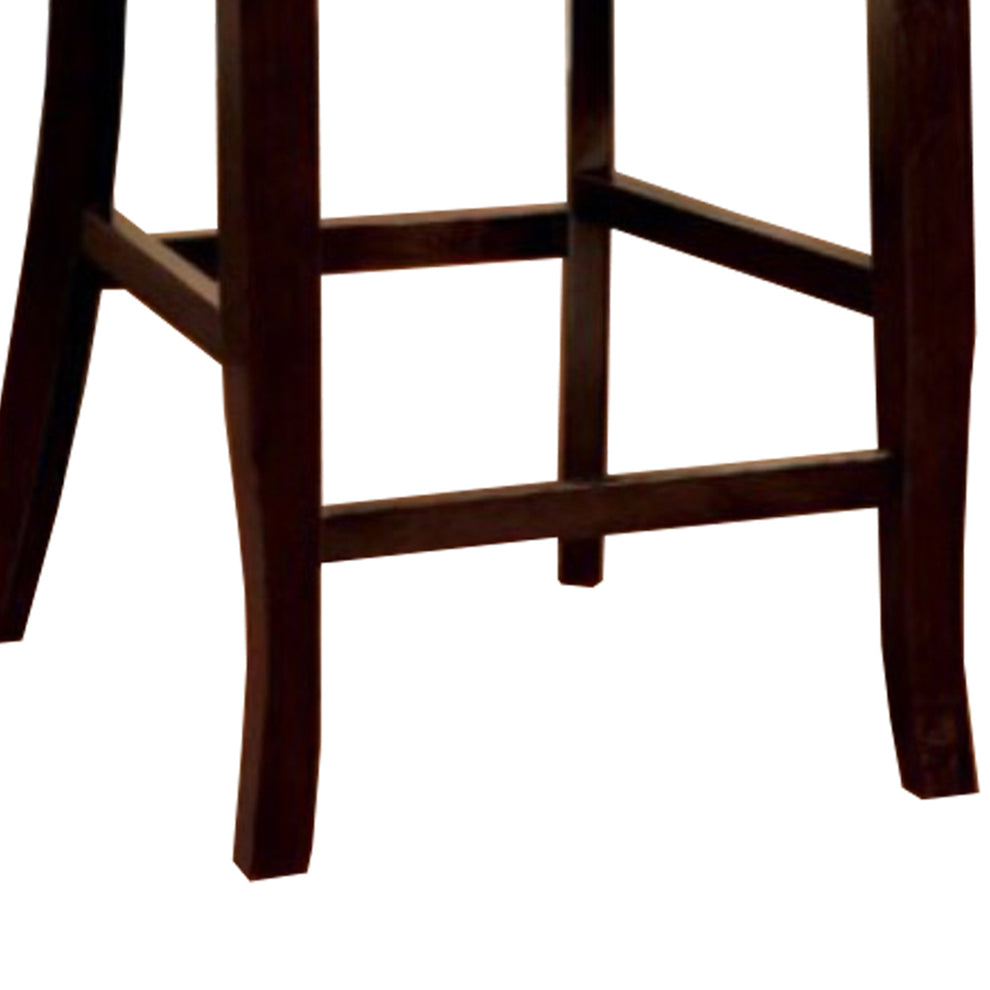 Woodside Ii Transitional Counter Height Chair Expresso, Set Of Two By Benzara | Counter Chairs |  Modishstore  - 5
