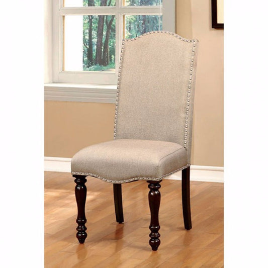 Hurdsfield Cottage Side Chair, Cherry Finish, Set Of 2 By Benzara | Side Chairs |  Modishstore 