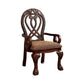 Wyndmere Traditional Arm Chair, Cherry Finish, Set Of 2 By Benzara | Armchairs |  Modishstore  - 2