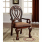 Wyndmere Traditional Arm Chair, Cherry Finish, Set Of 2 By Benzara | Armchairs |  Modishstore 