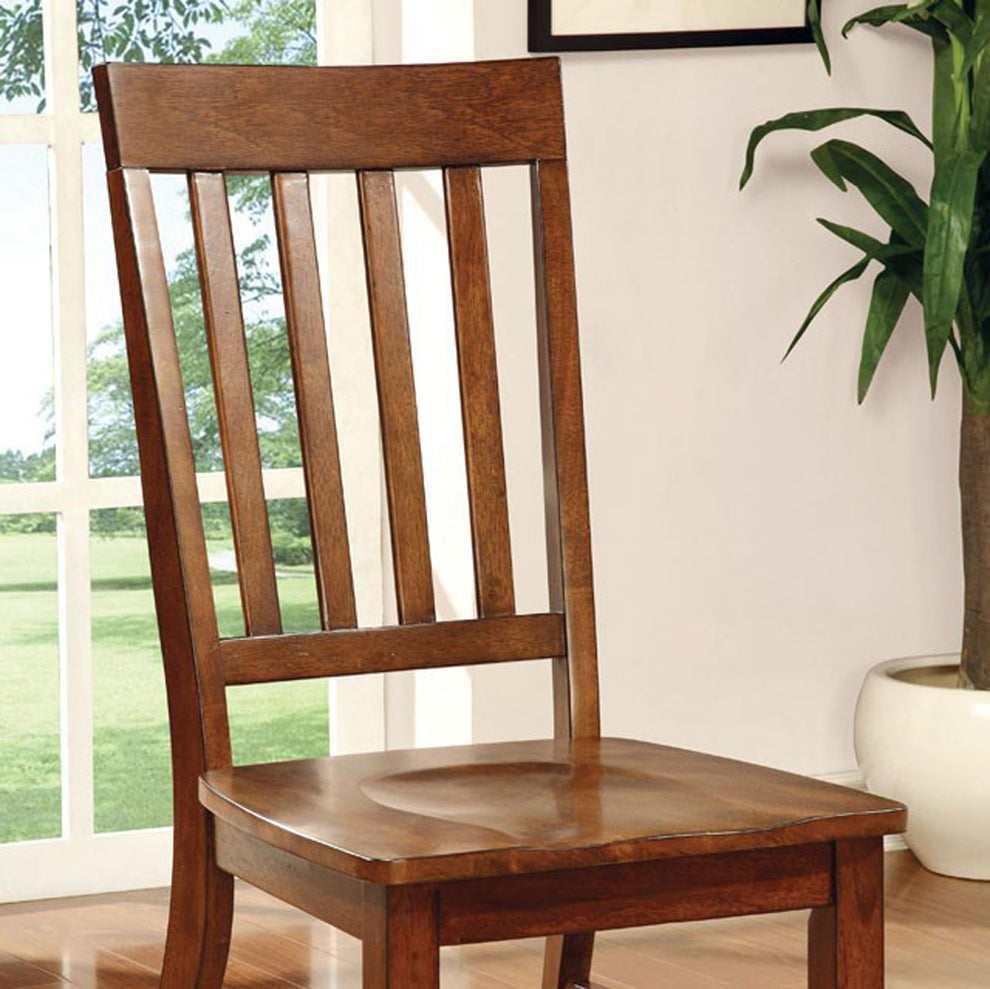 Foster I Transitional Side Chair, Dark Oak Finish, Set Of 2 By Benzara | Side Chairs |  Modishstore  - 3