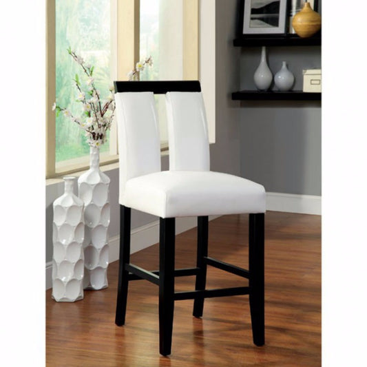 Luminar Ii Counter Height Chair, Black Finish, Set Of 2  By Benzara | Armchairs |  Modishstore 
