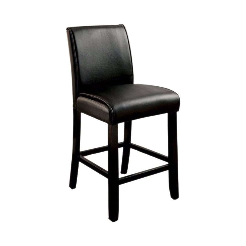 Grandstone Ii Counter Height Chair With Black Finish, Set Of 2 By Benzara | Counter Chairs |  Modishstore  - 2
