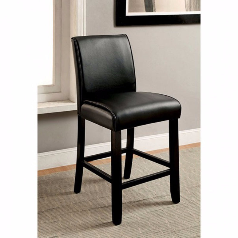 Grandstone Ii Counter Height Chair With Black Finish, Set Of 2 By Benzara | Counter Chairs |  Modishstore 