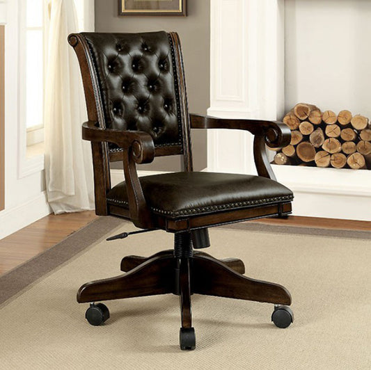 Kalia Contemporary Arm Chair, Brown Finish  By Benzara | Armchairs |  Modishstore 