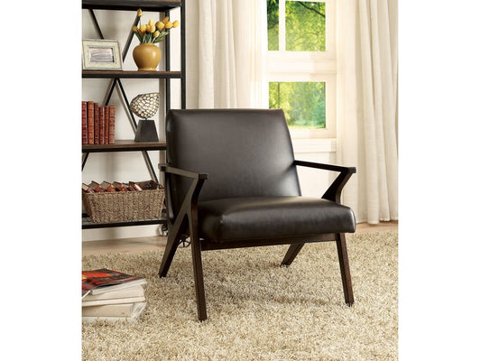 Dubois Contemporary Chair In Brown Finish By Benzara | Lounge Chairs |  Modishstore 