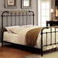 Classic Metal Twin Bed With Gold Accents, Black By Benzara | Bedroom Sets |  Modishstore  - 2