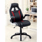 Argon Contemporary Racing Car Office Chair, Black & Red Finish  By Benzara | Office Chairs |  Modishstore  - 3