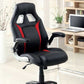 Argon Contemporary Racing Car Office Chair, Black & Red Finish  By Benzara | Office Chairs |  Modishstore  - 2