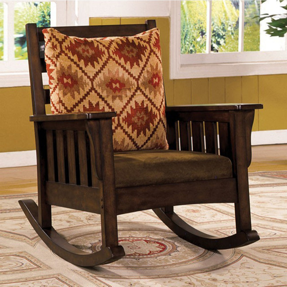 Morrisville Traditional Accent Chair, Dark Oak  By Benzara | Armchairs |  Modishstore  - 3