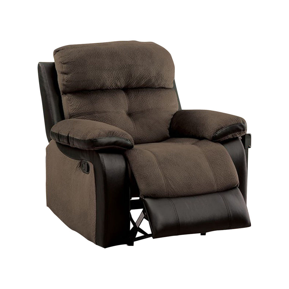 Hadley I Transitional 1 Recliner Chair, Brown  By Benzara | Chairs & Recliners |  Modishstore  - 2