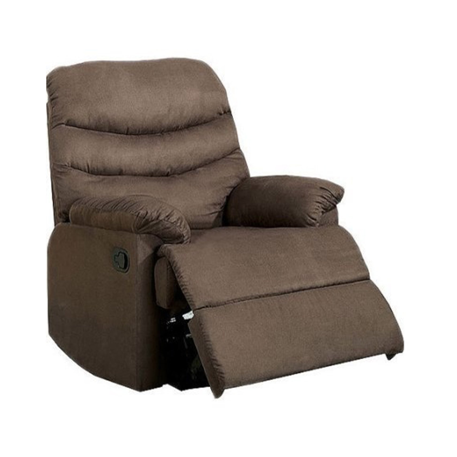 Plesant Valley Transitional Recliner Chair With Microfiber, Brown  By Benzara | Chairs & Recliners |  Modishstore  - 2