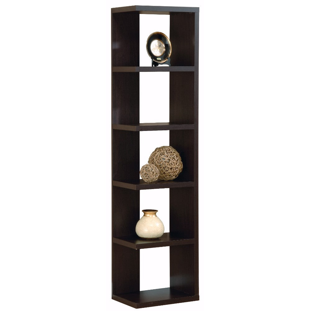 Simple And Stylish Corner Display Cabinet, Brown By Benzara | Cabinets |  Modishstore  - 3