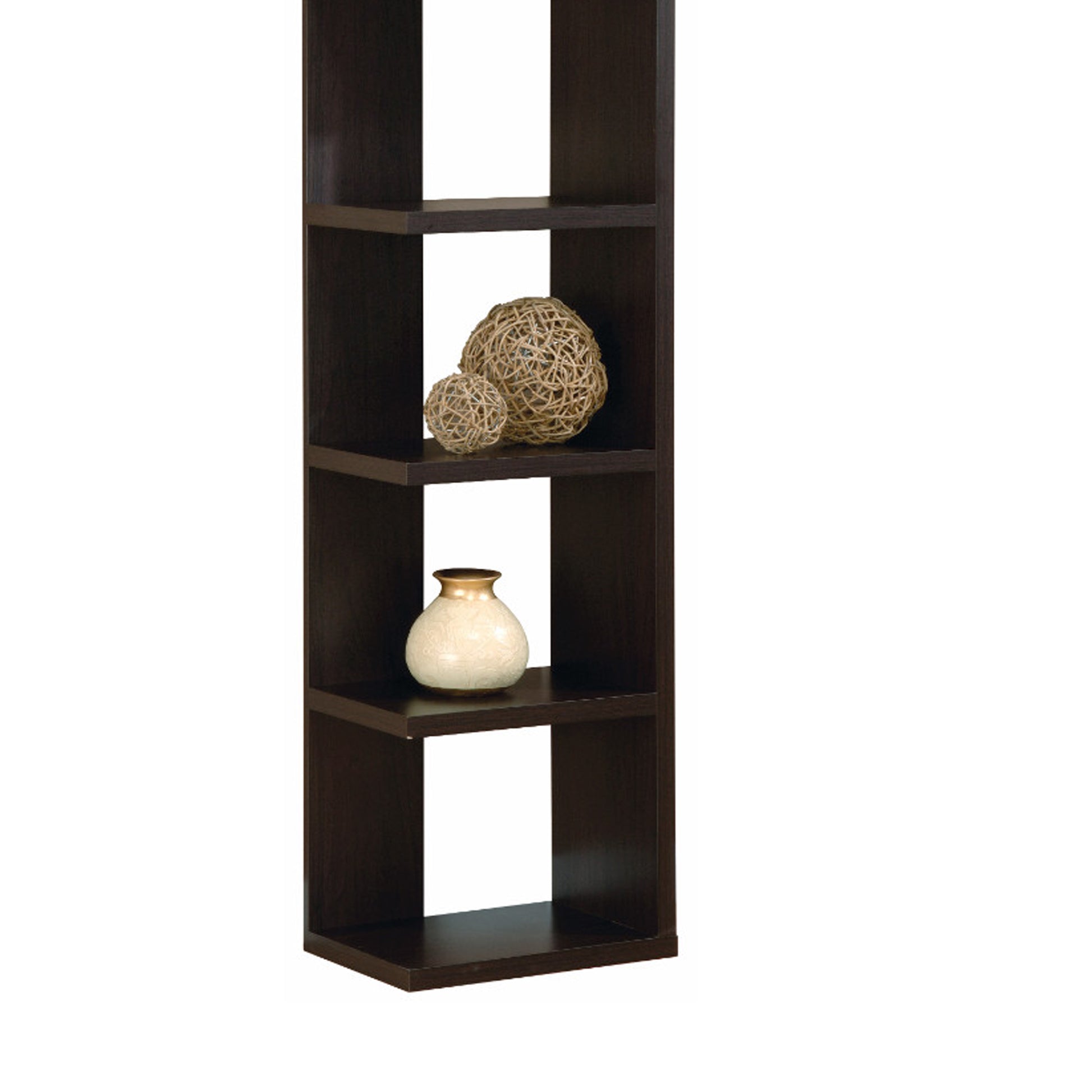 Simple And Stylish Corner Display Cabinet, Brown By Benzara | Cabinets |  Modishstore  - 4