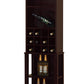 Well Designed Elegant Wine Bar With Wine Racks, Brown By Benzara | Wine Racks | Modishstore - 5