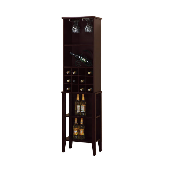 Well Designed Elegant Wine Bar With Wine Racks, Brown By Benzara | Wine Racks | Modishstore - 3