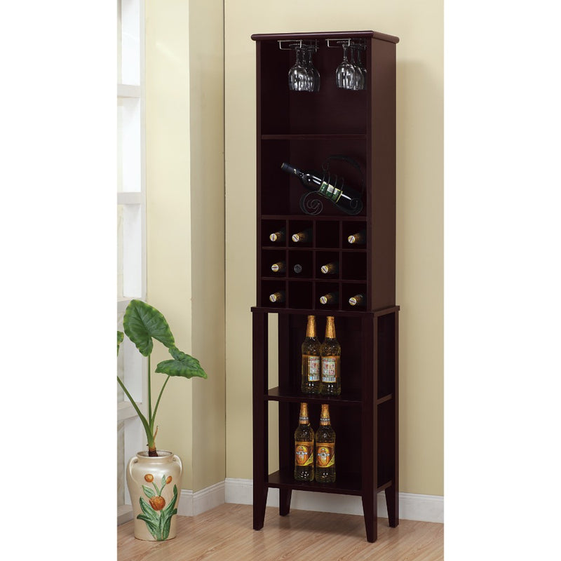 Well Designed Elegant Wine Bar With Wine Racks, Brown By Benzara | Wine Racks | Modishstore