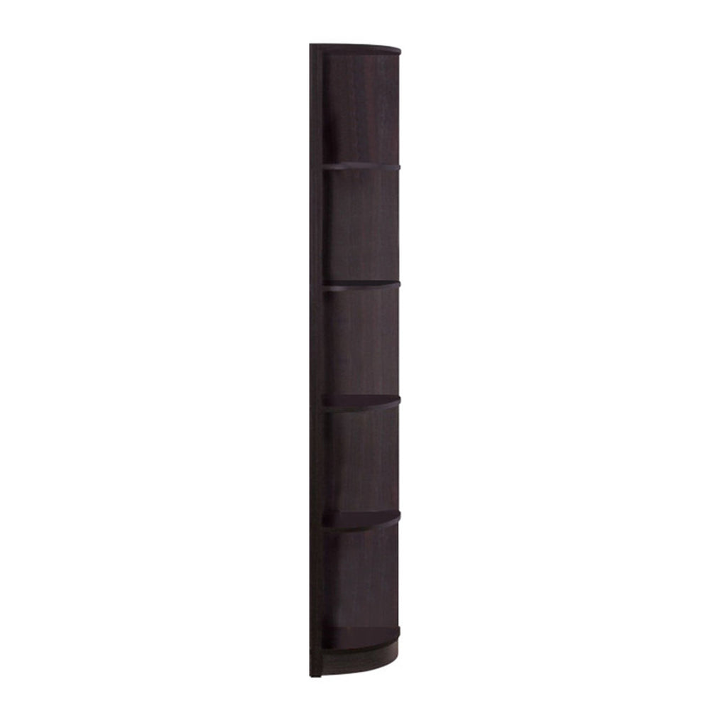 Capacious Corner Bookcase With 5 Open Shelves. By Benzara | Bookcases | Modishstore - 3