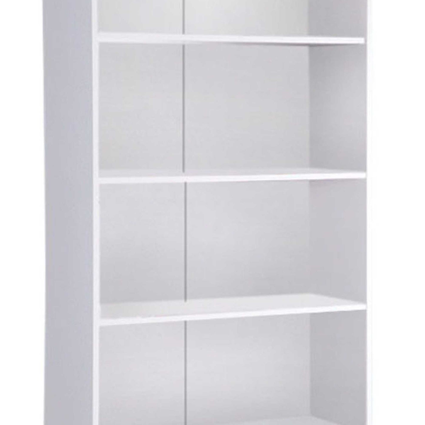 Minimalistic Yet Stylish Bookcase, White  By Benzara | Shelves & Shelving Units |  Modishstore  - 3