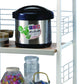 Commodious Kitchen Shelf On Casters, White By Benzara | Shelves & Shelving Units |  Modishstore  - 4