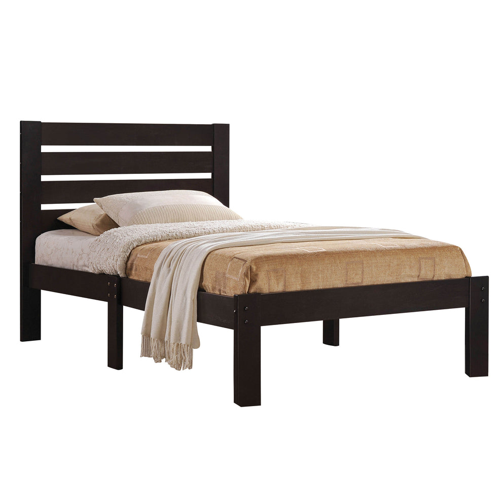 Kenney Elegant Queen Bed, Espresso By Benzara | Beds |  Modishstore  - 2