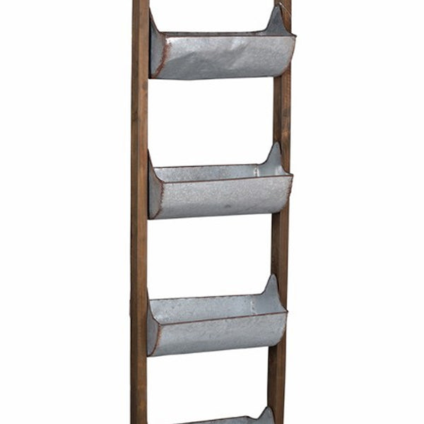 Uniquely Designed Reed Ladder Planter By Benzara | Planters, Troughs & Cachepots | Modishstore - 4