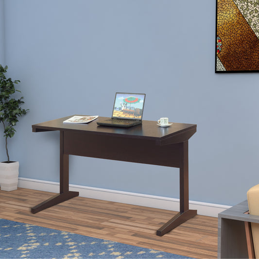 Well-Designed All Around Dark Brown Finish Desk. By Benzara | Desks |  Modishstore 