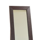 Aesthetic Accent Mirror With Wooden Framing, Dark Brown By Benzara | Mirrors |  Modishstore  - 2