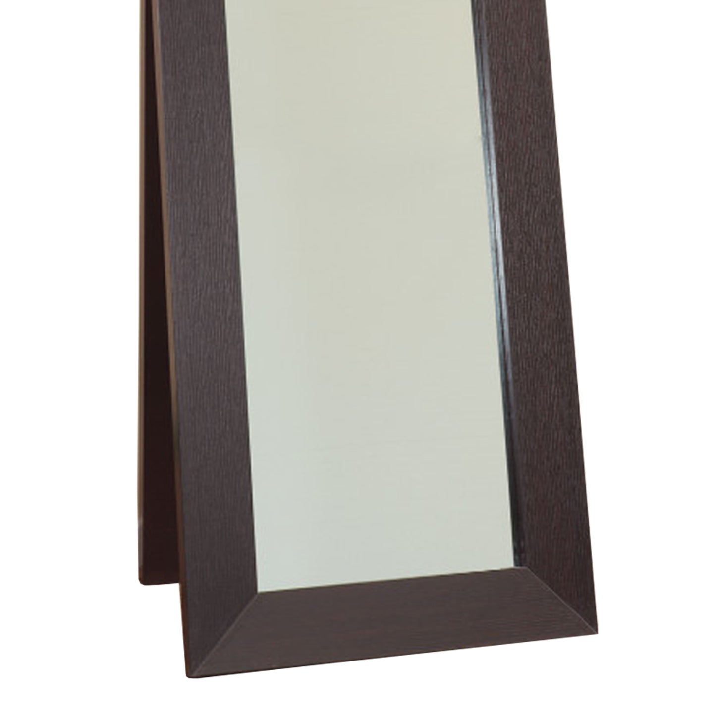 Aesthetic Accent Mirror With Wooden Framing, Dark Brown By Benzara | Mirrors |  Modishstore  - 3