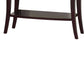 Modish Console Table With 1 Shelf, Dark Brown  By Benzara | Console Tables |  Modishstore  - 4