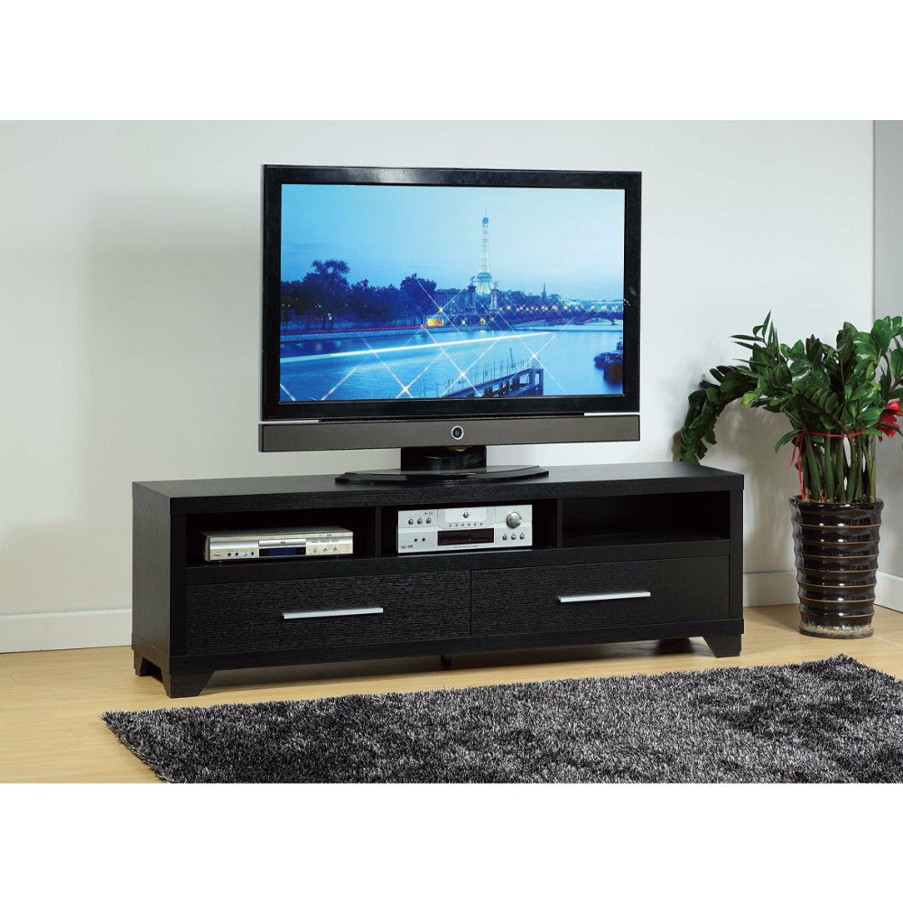 Contemporary Style Tv Stand With 3 Open Shelves. By Benzara | TV Stands | Modishstore