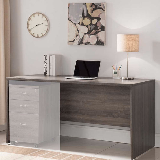 Smooth Surface And Stylish Desk, Brown By Benzara | Desks |  Modishstore 