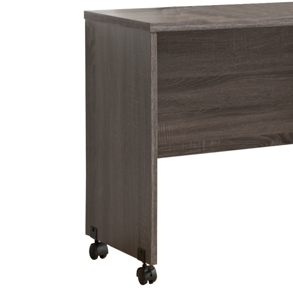 Easy Mobility Stylish Return Table, Brown By Benzara | Console Tables |  Modishstore  - 2