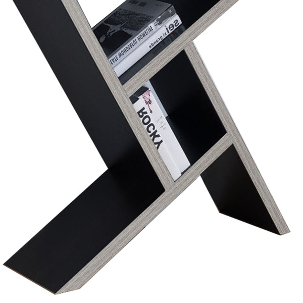 Unique Designed Console Table With Shelf, Dark Brown And Light Brown By Benzara | Console Tables | Modishstore - 4