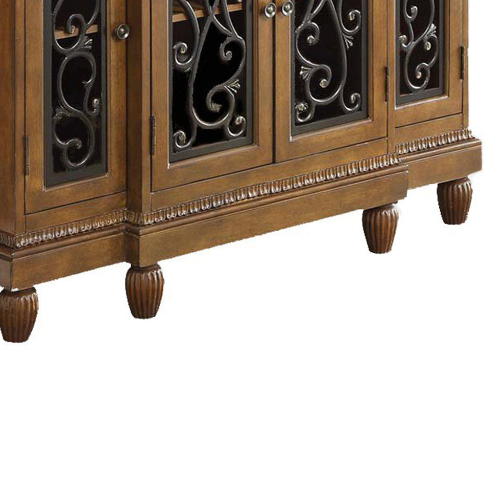 Vidi Console Table, Oak Brown  By Benzara | Console Tables |  Modishstore  - 4