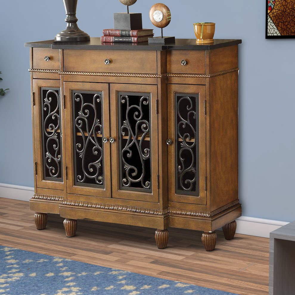 Vidi Console Table, Oak Brown  By Benzara | Console Tables |  Modishstore  - 2