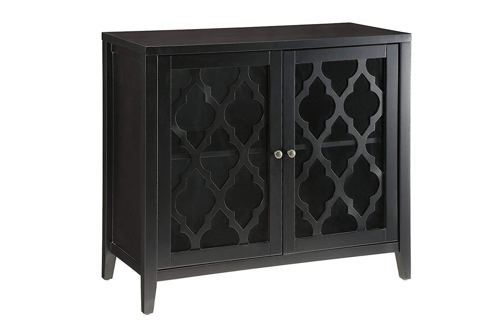 Ceara Console Table With 2 Doors, Black By Benzara | Console Tables |  Modishstore  - 3