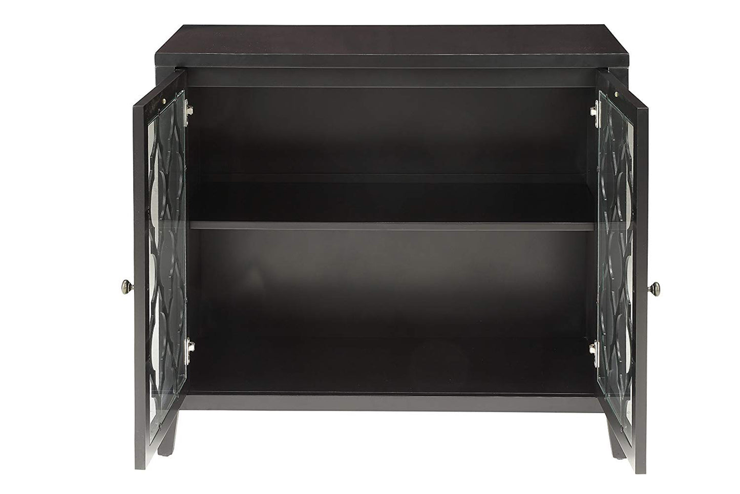 Ceara Console Table With 2 Doors, Black By Benzara | Console Tables |  Modishstore  - 4