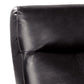 Leather Power Motion Recliner Chair With Tight Back, Black By Benzara | Chairs & Recliners |  Modishstore  - 2