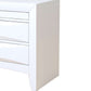 Contemporary 3 Drawer Wood  Nightstand By Ireland, White  By Benzara | Nightstands |  Modishstore  - 5