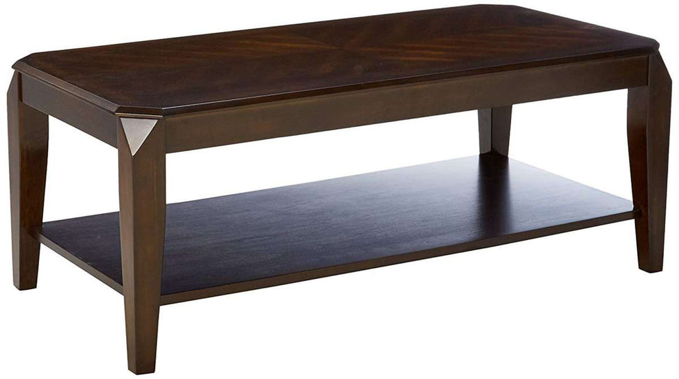 Docila 3Pc Pack Coffee/End Table Set, Walnut  By Benzara | Coffee Tables |  Modishstore  - 2