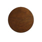 1 Drawer Round Shape Wooden End Table With Cabriole Legs, Walnut Brown By Benzara | Side Tables |  Modishstore  - 5