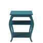 Becci End Table, Teal  By Benzara | Side Tables |  Modishstore  - 2