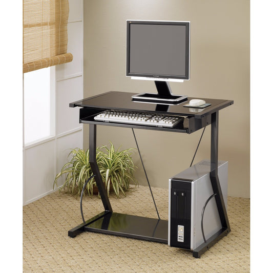 Appealing Well Designed Black Computer Desk  By Benzara | Desks |  Modishstore 